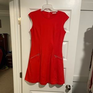 NY&C Red Dress with Pockets